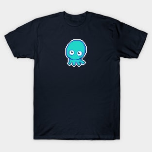 Pixel Art Cute Octopus T-Shirt